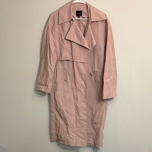 Lovetree Women's Pink Trench Coat size medium